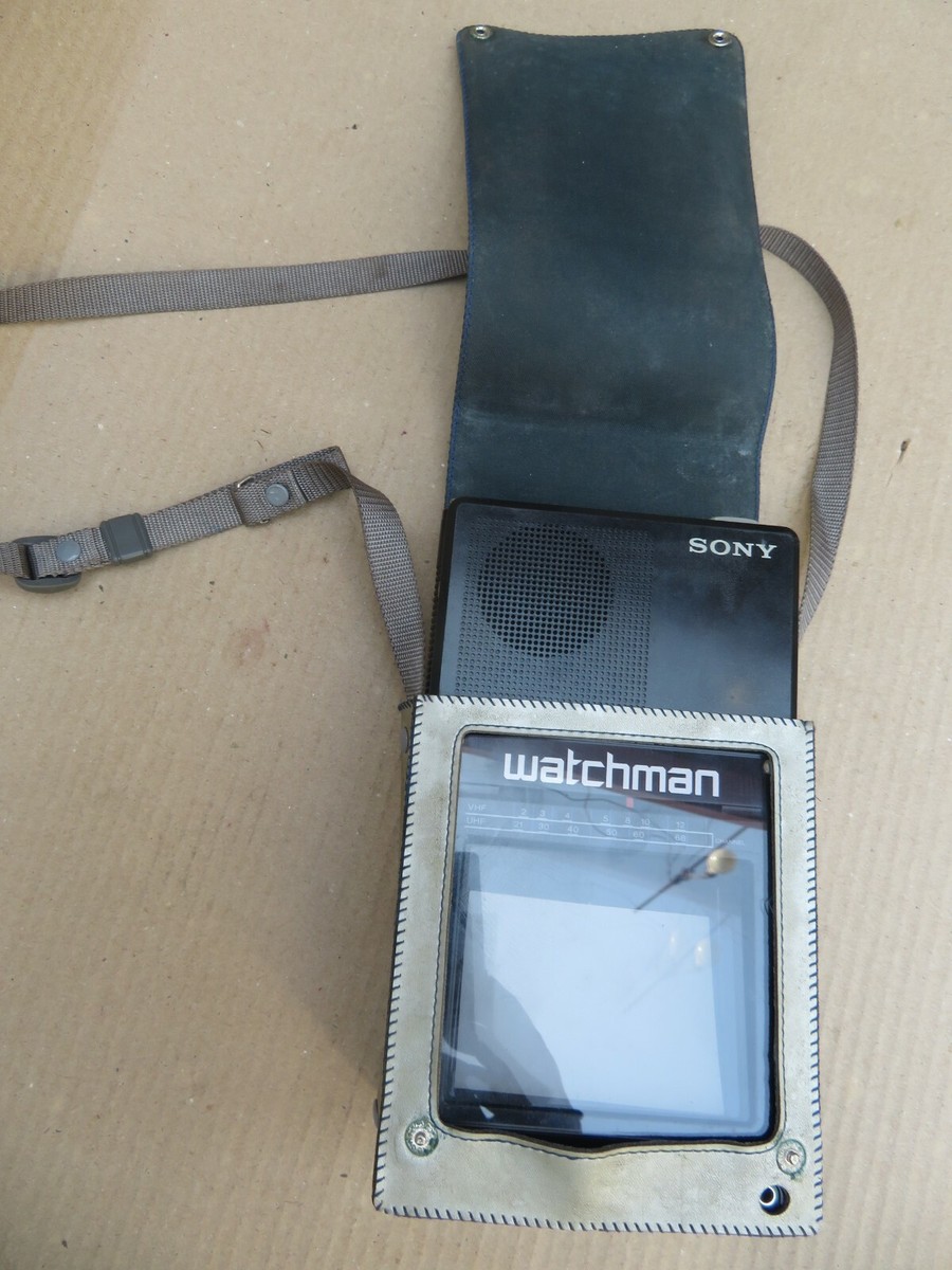 1986 Sony Watchman pocket television FD-40E WITH MANUAL