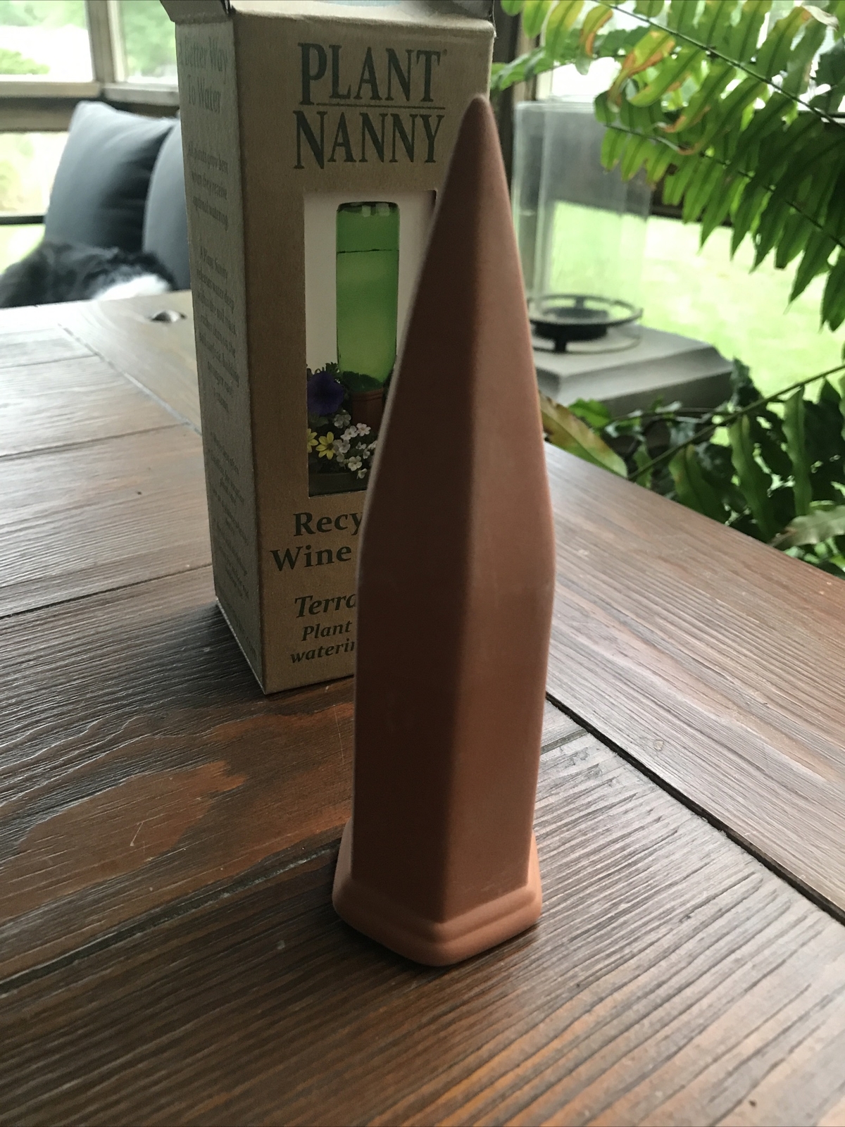 Plant Nanny Terracotta Watering Stake Recycle a Wine Bottle! NIB! eBay