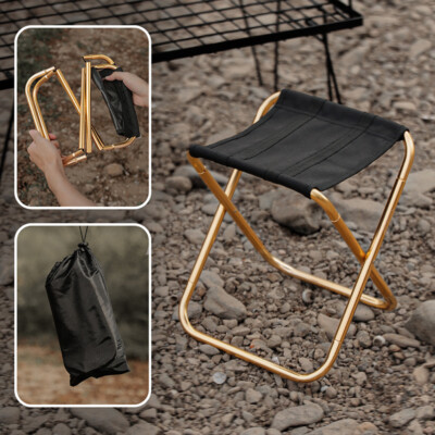 Portable Folding Stool Lightweight Plastic Subway Queuing Chair And Outdoor Camping Fishing With Carry Bag Telescopic Stool