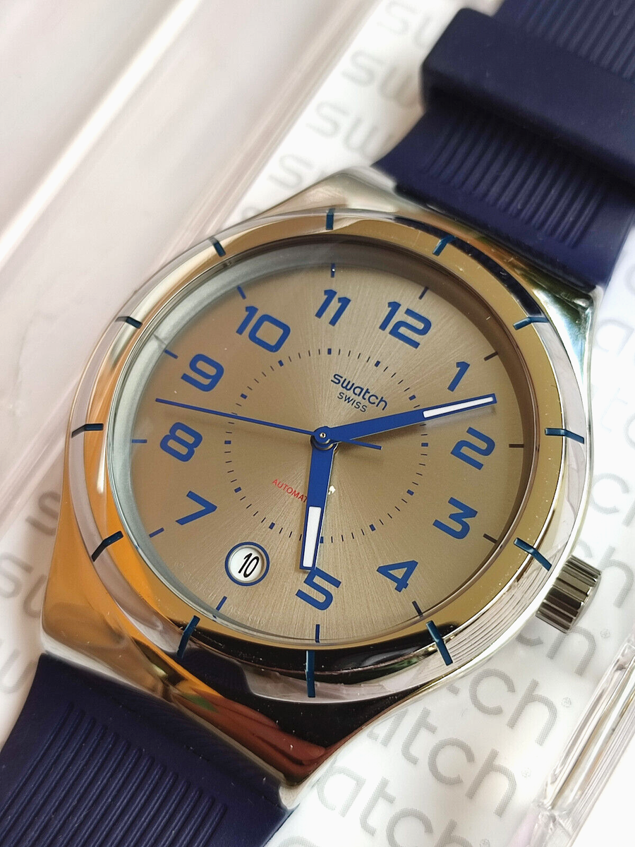 メンズ腕時計 SWATCH SYSTEM51 IRONY YIS409 ブルー YIS431 - SISTEM THROUGH AGAIN - Swatch® Japan
