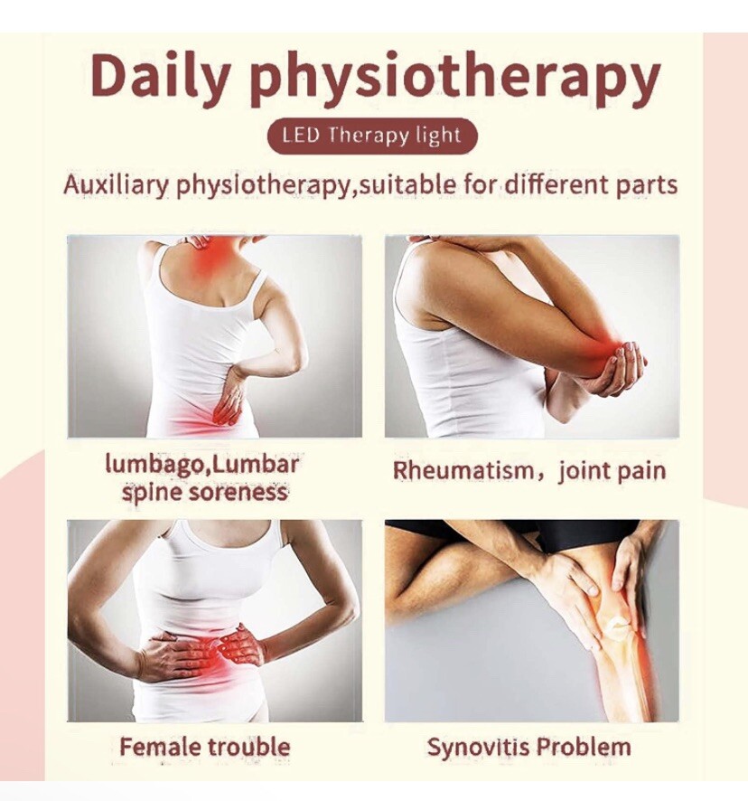 Infrared LED Red Light Therapy 660 850nm Face Body Joints Pain