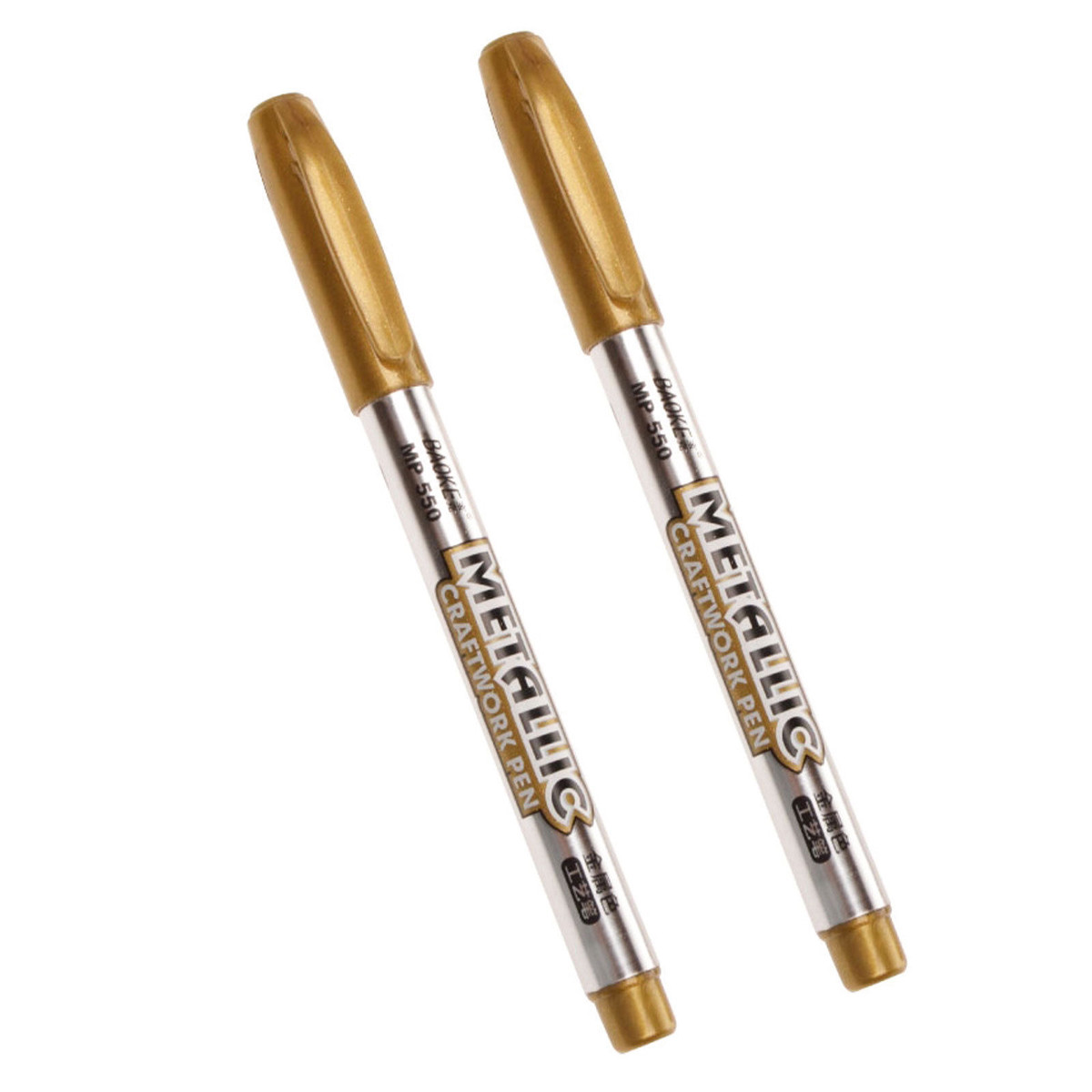 Metallic Liquid Marker Pen Gold And Silver Paint Pens Sets Fine Art