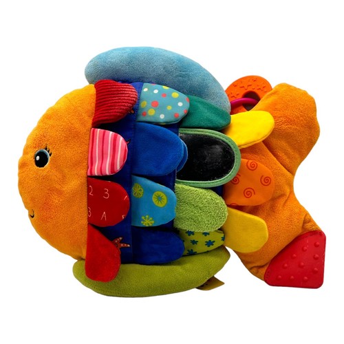 Melissa & Doug K’s Kids Plush Flip Fish Baby Sensory Educational Learning Toy