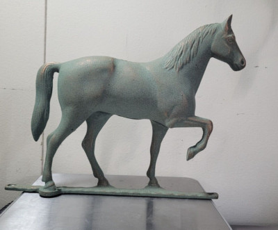 3D HORSE Mailbox topper/ornament,.FULL 3D, STURDY CAST aluminum HORSE AS SHOWN.