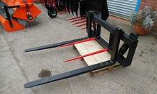 PALLET FORKS 2 TONNE TRACTOR OPTIONAL TINES EURO 8 BRACKETS
