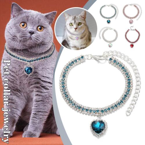 Collar de diamantes de imitación para perro gato cachorro cristal mascotas blingBEST - Imagen 2 de 16