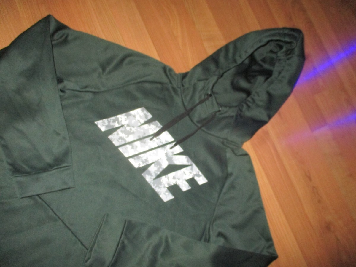 nike camo green hoodie