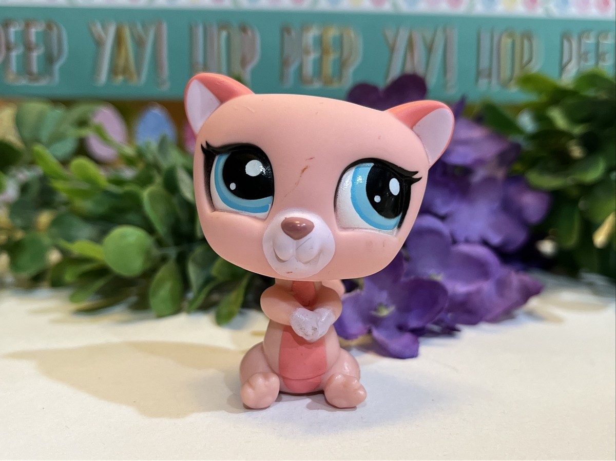 Figurine Littlest PetShop - Opossum Rose #1625 (pink Possum), Occasion, Pour Collection Ou Jeu