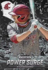 2021 Panini Prizm Draft Picks Power Surge Kyle Manzardo #PS-KM