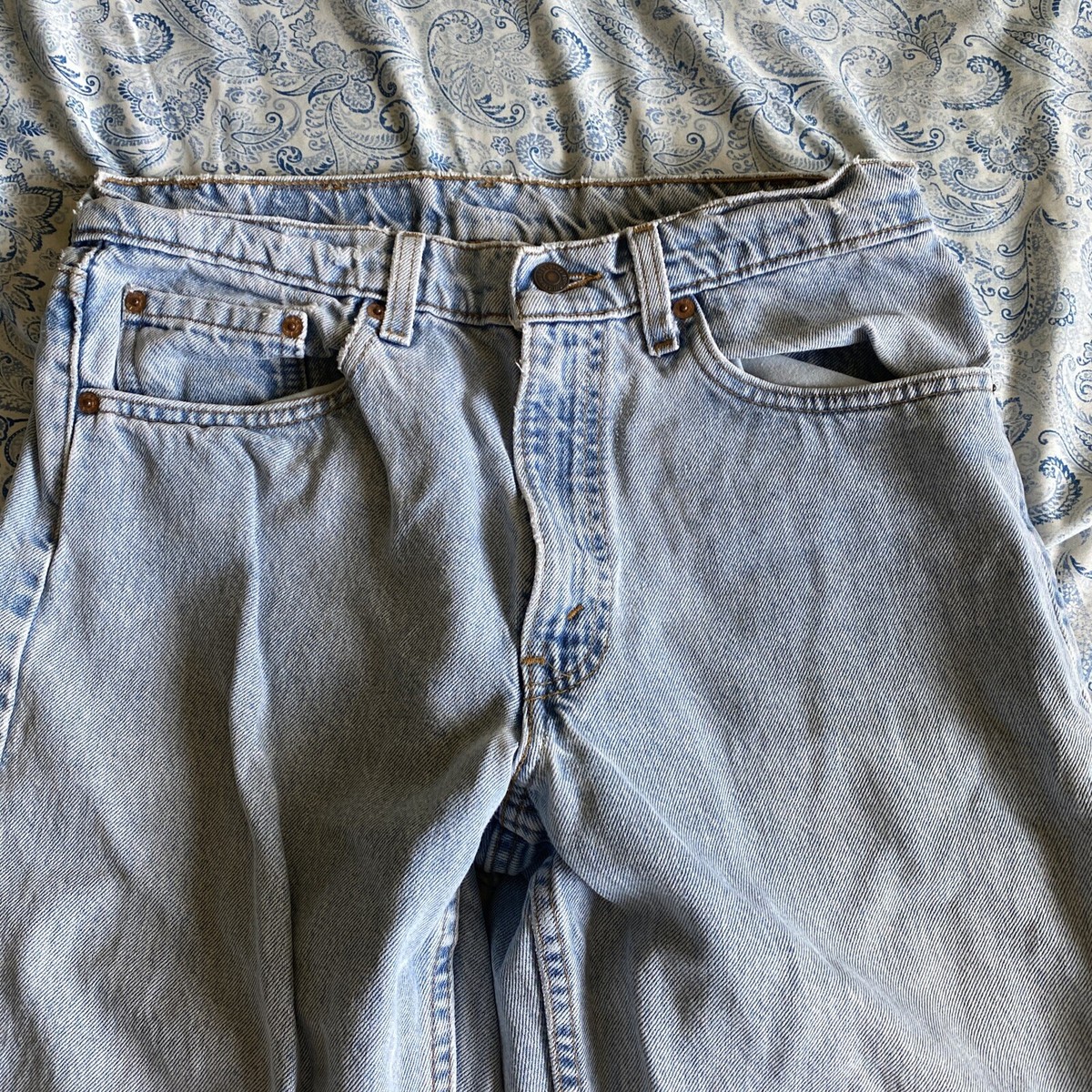 90s USA製 Levi’s 550 ホワイト 刻印575 サイズ 33x30 90s USA製 Levi's 550 ホワイト 刻印575 サイズ 33x30 90s USA製