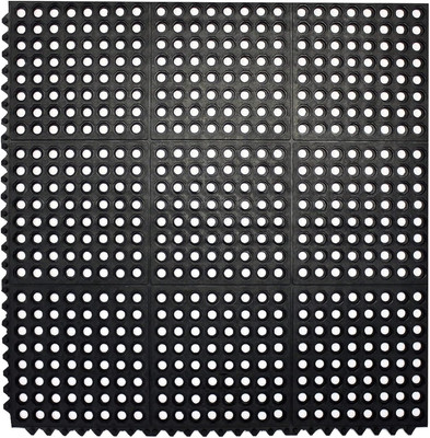 Interlocking Rubber Floor Mat for Restaurant Kitchen Floor anti Fatigue Bar Door