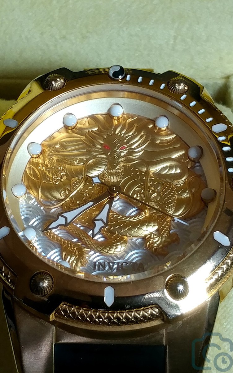 Invicta Dragon Gold Speedway Automatic Analog Men's Watch Invicta Dragon Gold Speedway Automatic Analog Men's Watch