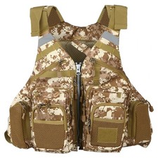 Outdoor Fishing Vest Sailing Life Jacket Vest EPE foam Float Kayak Sport Safety