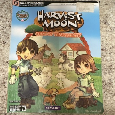 BradyGames Harvest Moon Tree of Tranquility Guide Item Lists Cookbook Calendar