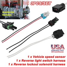 For T56 Magnum Pigtail Connector Kit T-56 Magnum VSS Vehicle Speed Sensor 3PCS