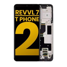 Original LCD Display Touchscreen for T-Mobile Revvl 7/ T Phone 2 5G  W/BLK Frame