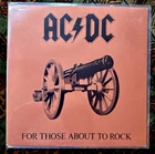 AC/DC FOR THOSE ABOUT TO ROCK UK 1ST PRESS 1981 NM-/EX Robert Ludwig MASTERDISK