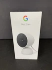 Google Nest Cam Indoor Wired Smart Home Security Camera Snow White GJQ9T New