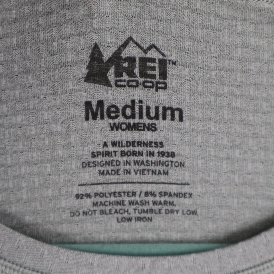 REI Coop 运动上衣女式 M Sage 绿色户外野营远足 Gorpcore — 第 2/4 张图片