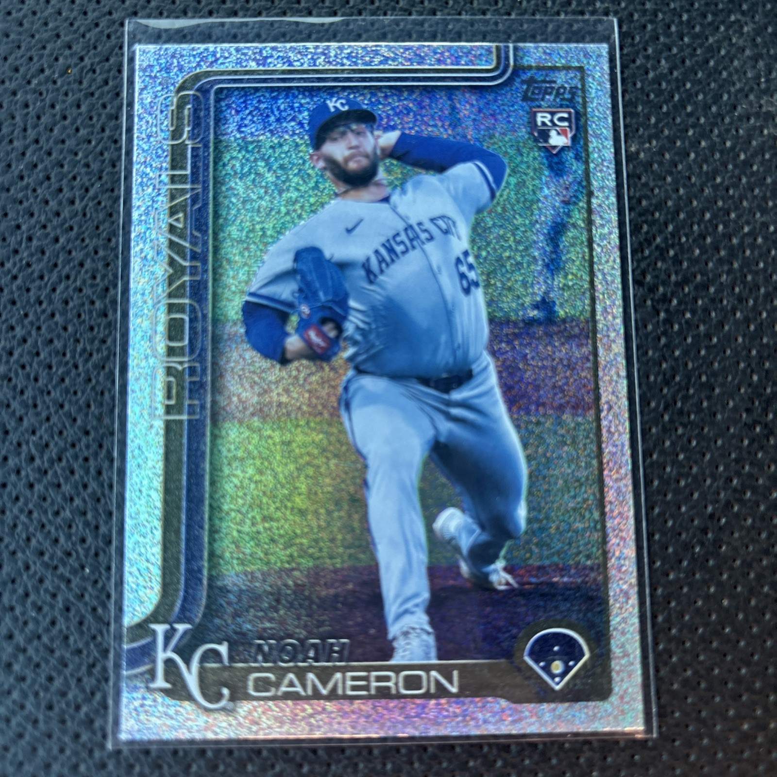 2025 Topps Update Noah Cameron Sand Glitter #US65 Kansas City Royals Rookie RC