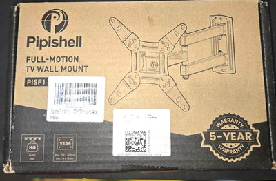 Pipishell Full Motion TV Wall Mount Bracket 13-42'' Inch TV Swivel Tilt Extension