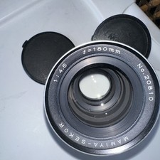 Mamiya Sekor C 180mm f/4.5 RB67 Lens   Medium Format   Clean Glass