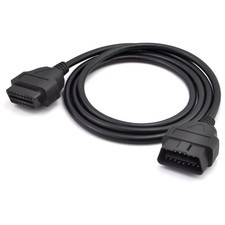 Ikkegol 5Ft 150Cm 1.5M OBD-II OBD2 16 Pin Auto Car Male to Female Extension Cabl