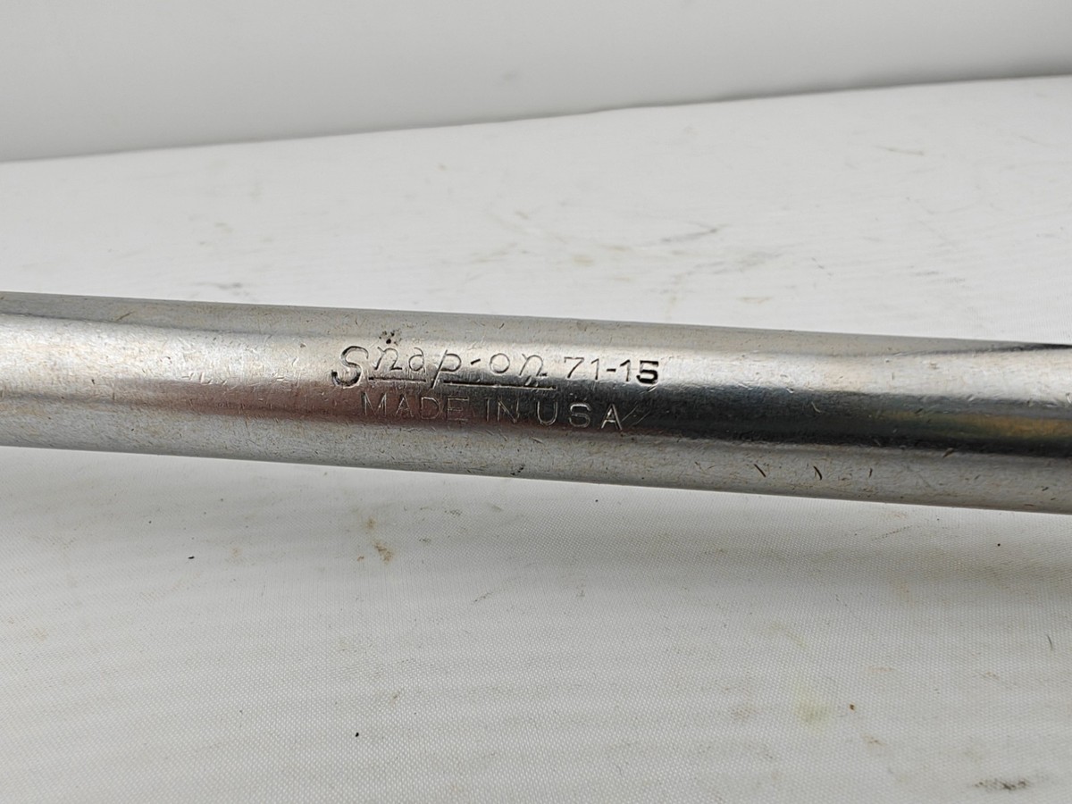 Snap-on 71-15 1/2” Drive 15” Long Handle Vintage 1940's Ratchet