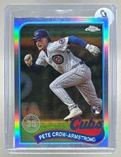 Pete Crow-Armstrong 2024 Topps Chrome #89CB-19 1989 Baseball Rookie RC (B)