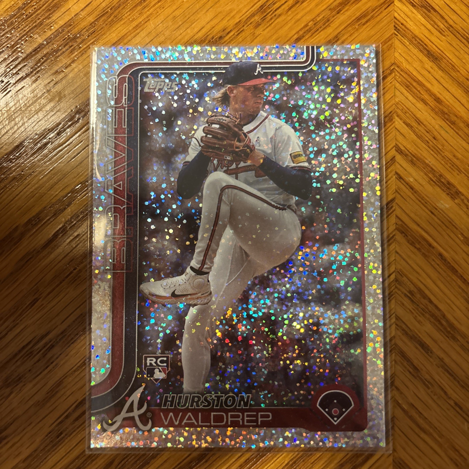 2025 Topps Series 1 - Hurston Waldrep #253 Celebration Confetti (RC)
