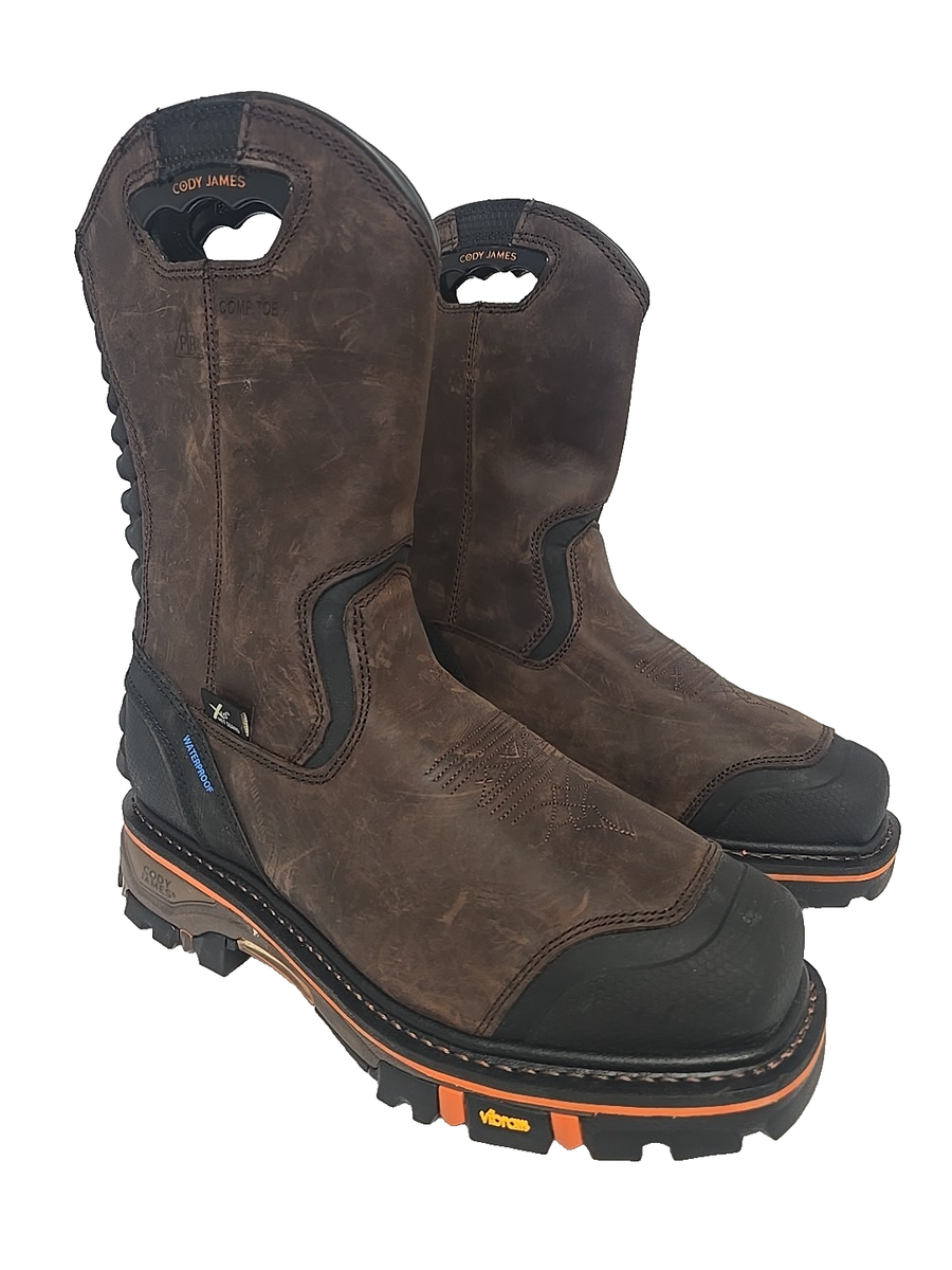 Cody James Men's Waterproof Met Guard Western Work Boots Composite