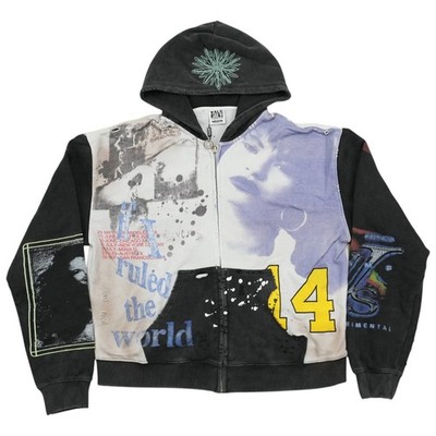 Vale Forever Noise Full Zip Hoodie Dark Graphic Multicolor