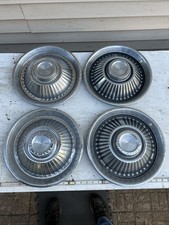 1963 1964 Pontiac Bonneville Hubcaps Set Of 4