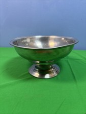 Reed &Barton Reproduction Bowl 10in RP11 DAMAGED SEE PICS
