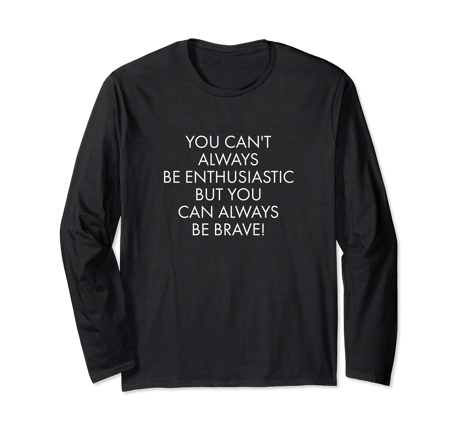 T-shirt Manche Longue Message Philosophique pour Exprimer Votre Personnalité