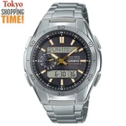 CASIO WAVE CEPTOR WVA-M650TD-1A2JF Titanium Solar Radio Analog Digital Men Watch