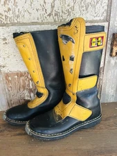 Vintage Hallman USA Motorcross Boots Shoes Clothing Clothes Racing  Size 12
