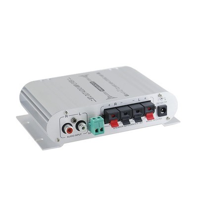 1pc ST-838 Power Amplifier 400W 12V 2.1Channel Powerful Stereo Audio HiFi Car
