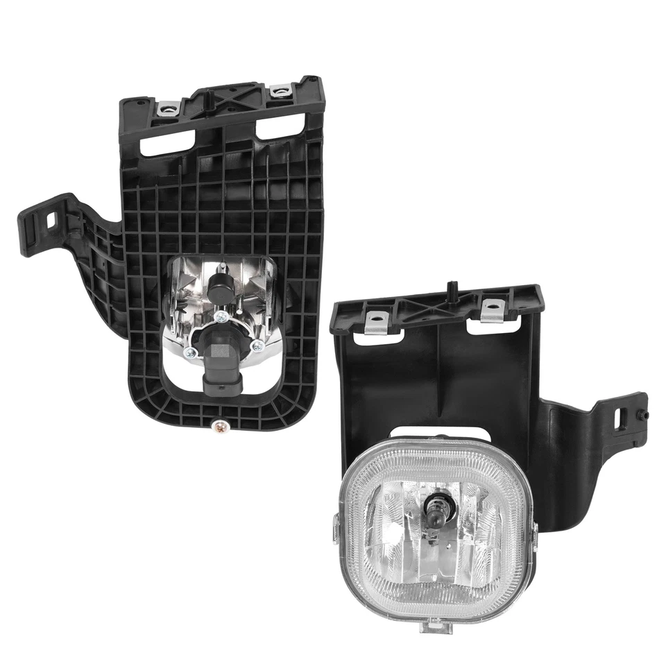 For Ford Ranger 2006-2007 Fog Lights Pair Front Driving Bumper Lamps Clear Lens - Image 3 of 4