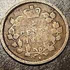 1873 Canada 5C Silver 0.925 Victoria Small Letters KM#4 Five Cents Coin — photo 3
