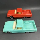 Vintage Tonka 1967 Ford Falcon Ranchero Red  & Turquoise Model Promo Carrier
