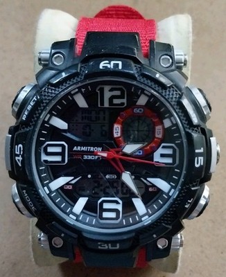 Armitron All-Sports Analog & Digital Quartz Watch 20/5270 C.A.T. New Batteries