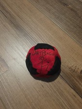 NEW DirtBag Footbag Hacky Sack: Red Black. Authentic