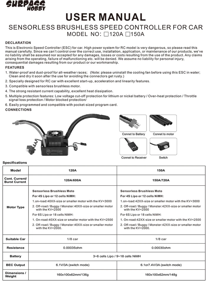 DUMBORC X4 4CH 2.4G RC Radio Control Transmitter P6F Receiver for RC Car Boat - Image 4 of 4