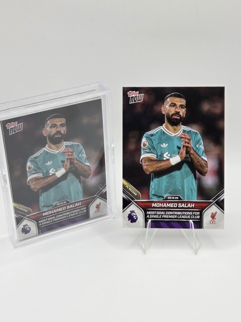 Mohamed Salah 2025-26 Topps Now Premier League #41 /1025 Most Goal Contributions