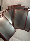 12-pack Of 8.5 By 14 " Maroon 6 View Restaurant Menu Covers Very Good Condition — photo 2
