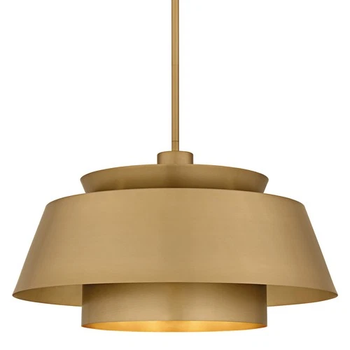 Quoizel LMI2824 Lumi 3 Light 24"W Pendant - Brushed Weathered Brass - Picture 1 of 12