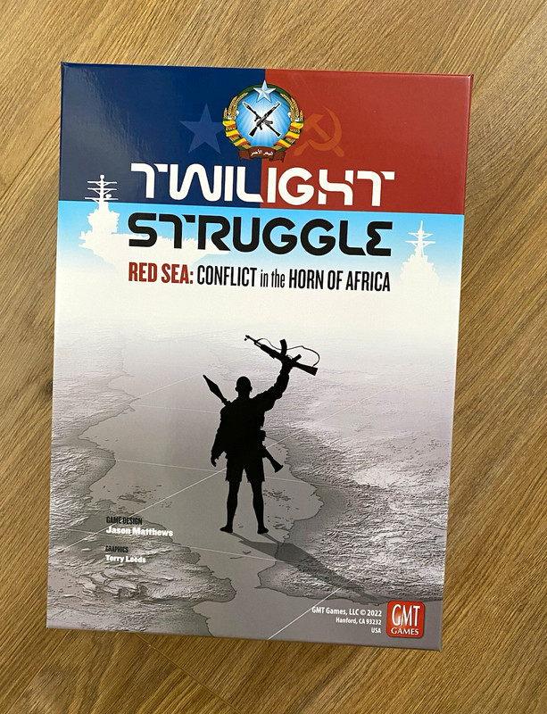 GMT Games Twilight Struggle: Red Sea War Strategy Board Game 1-2P 14+ GMT2201