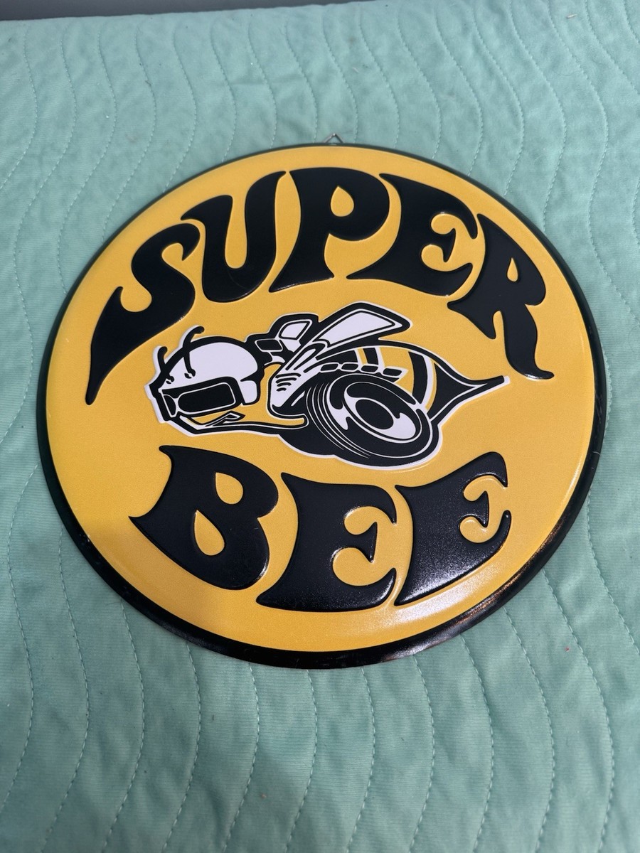 Super Bee Metal Sign Dodge Vintage Style Wall Decor Charger