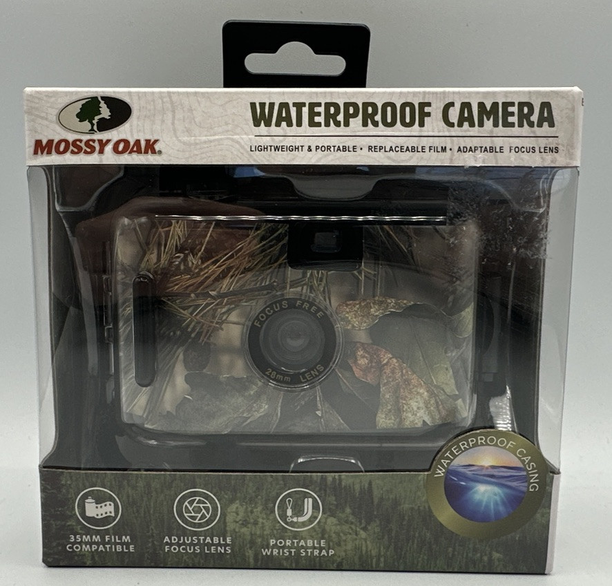 Mossy Oak Waterproof 35mm Camera Adjustable Lens Wrist Strap Lightweight